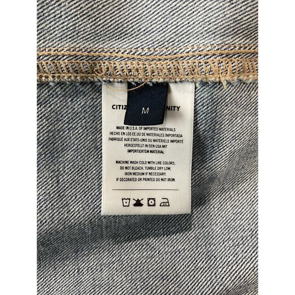 Citizens Of Humanity 'Danni' Blue Cotton Denim Dress Size M - Picture 5 of 6